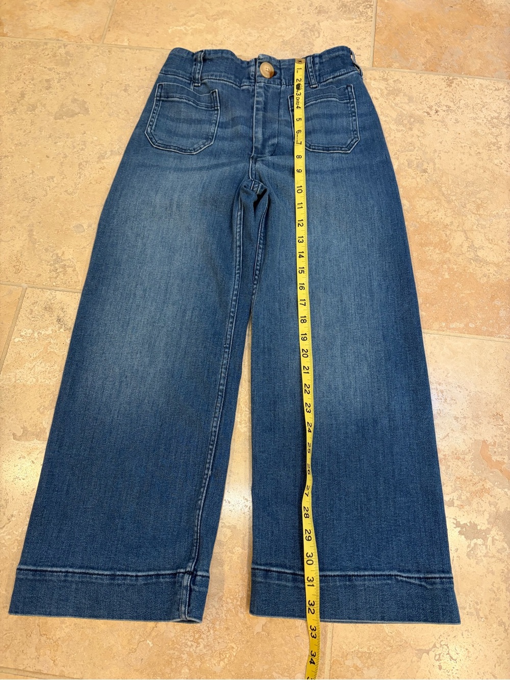 Maeve Colette women’s wide legged denim jeans - petite - Picture 4 of 5